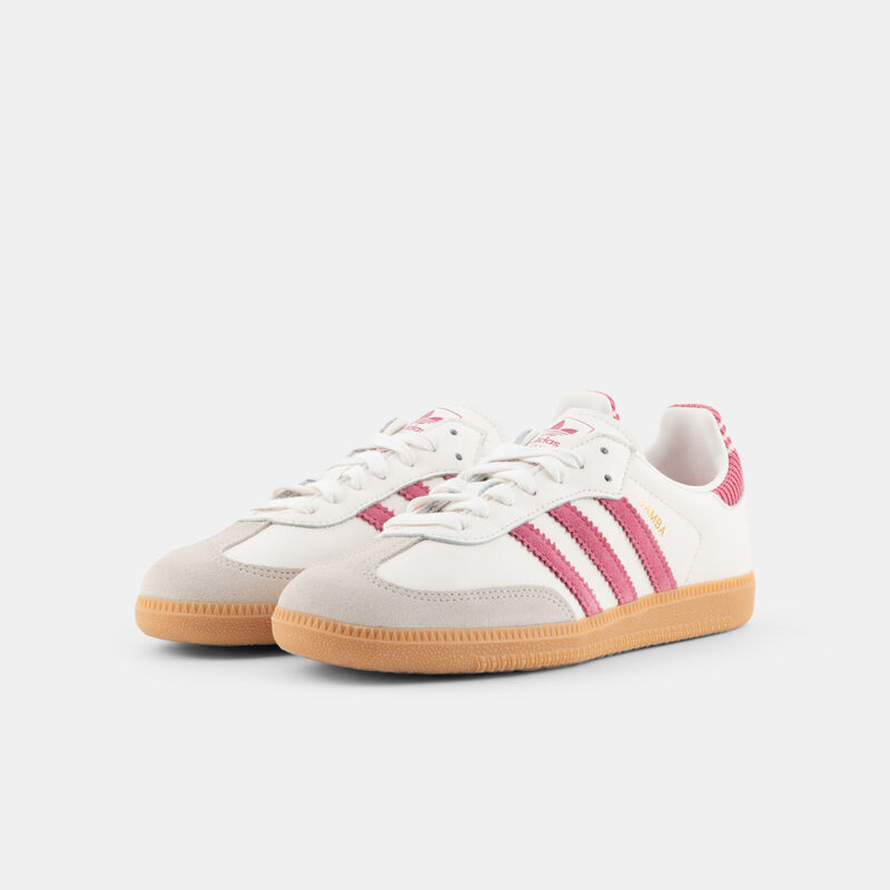 adidas Samba OG, bianco/rosa