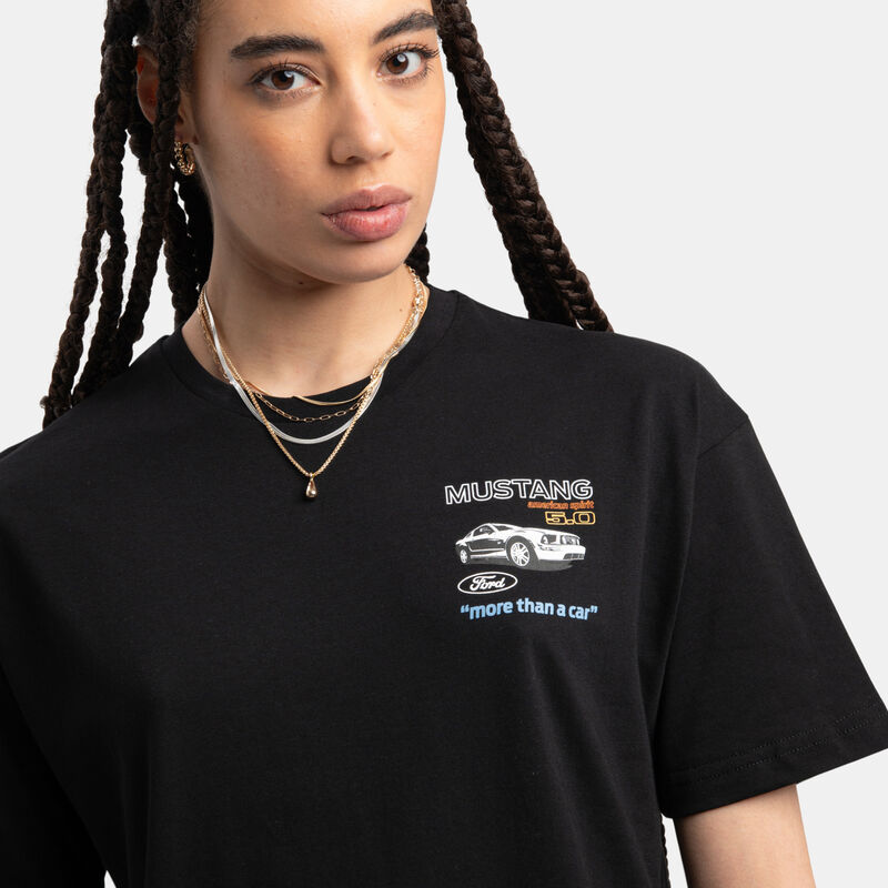 T-shirt Speedy Tee Mustang, nero/multicolor