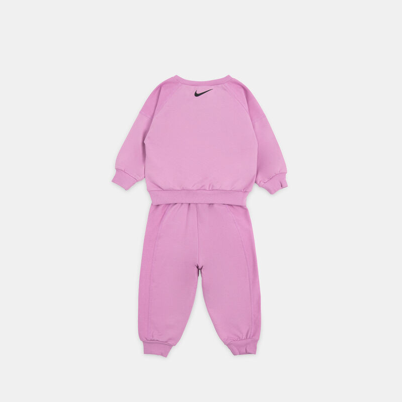 Completo Nike Crew Set neonati, rosa/multicolor