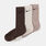 Calzini Nike Everyday Elevated (3 paia), marrone/beige