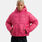 Giacca Nike Sportswear Classic Puffer, rosa/bianco