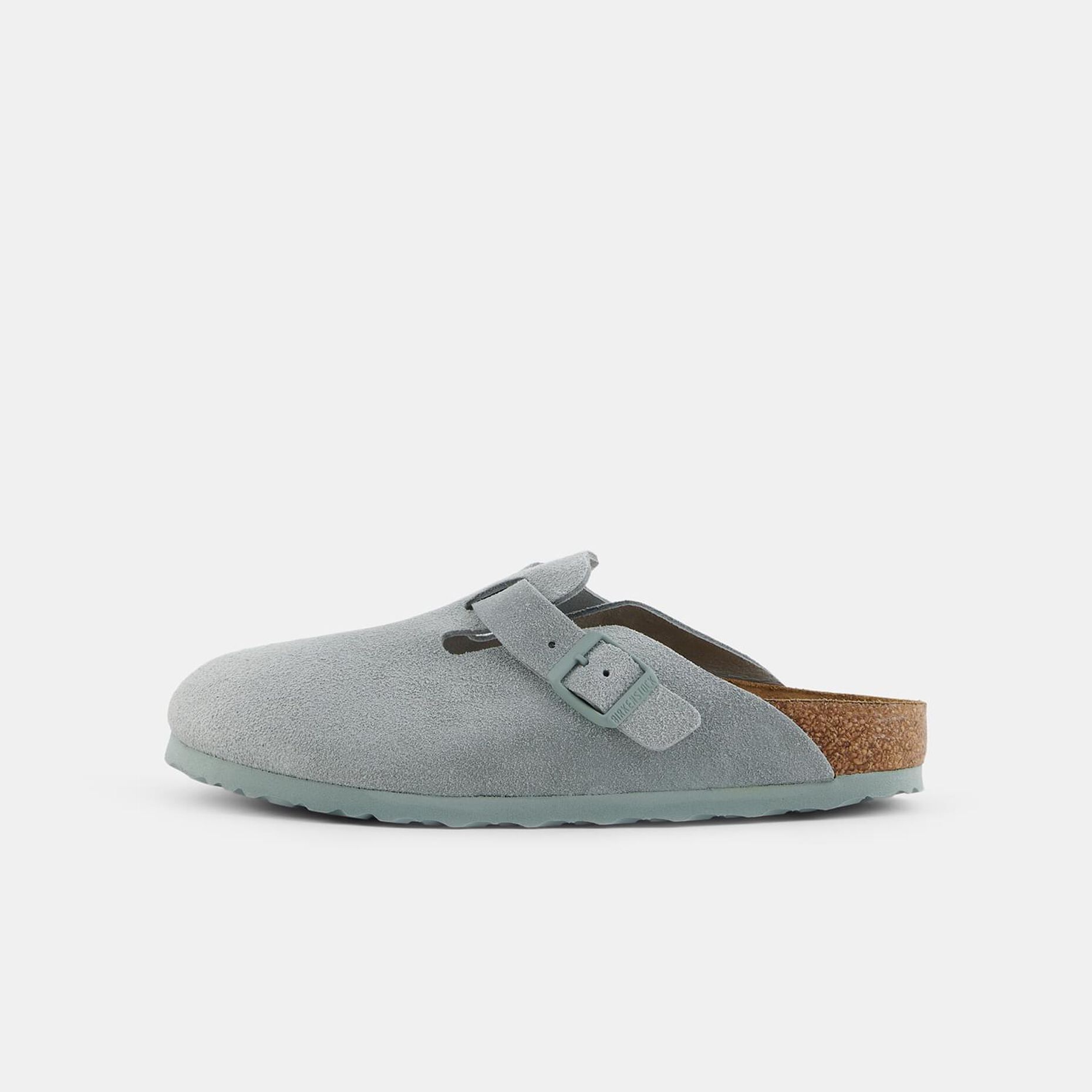 Birkenstock Boston, grigio/marrone