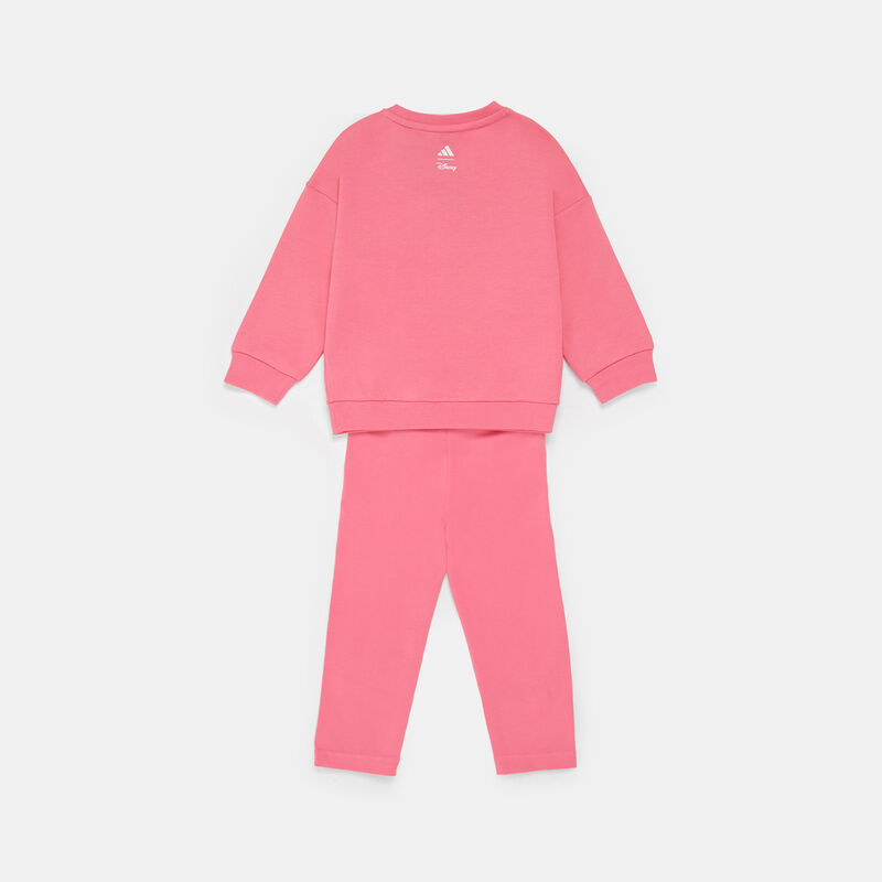 Completo adidas Disney Minni Mouse Jogger neonati, rosa/bianco