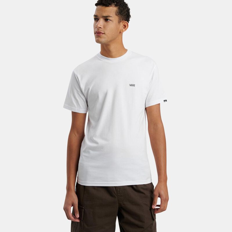 T-shirt Vans Left Chest Logo, bianco/nero