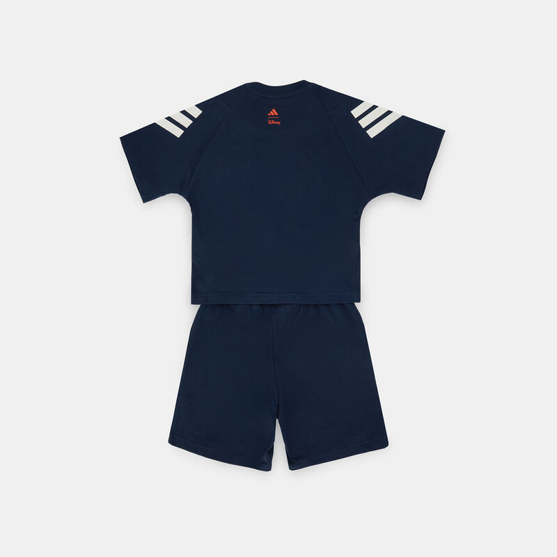 Completo adidas Disney Topolino bambini, blu/arancione
