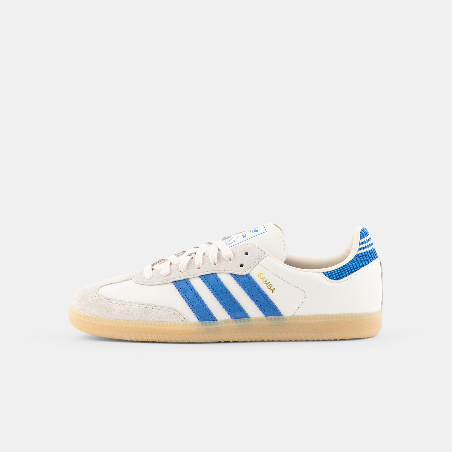 adidas Samba OG, bianco/blu