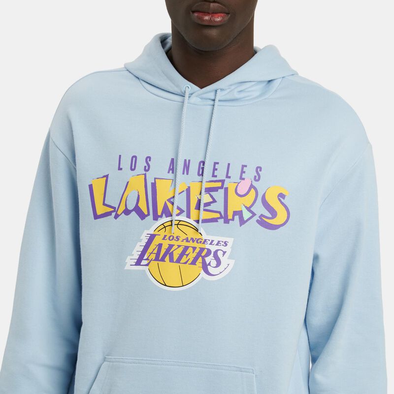 Felpa New Era LA Lakers NBA Graphic, azzurro/giallo/viola