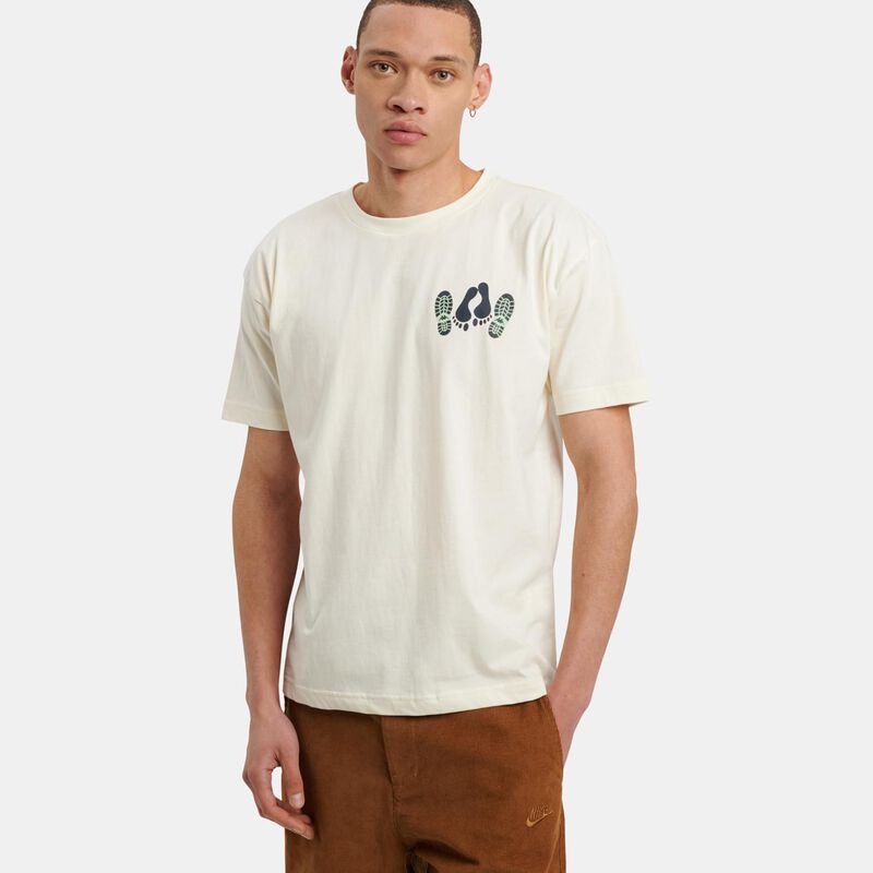 T-shirt Kappa Authentic Graphik Pirat, bianco/verde