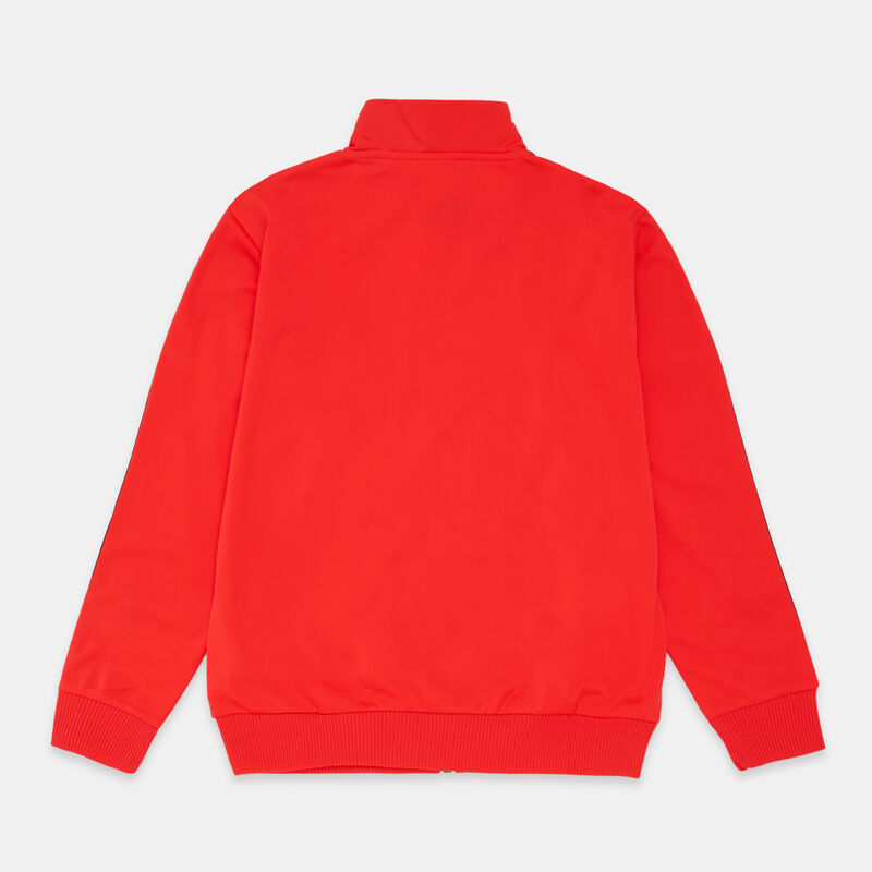 Felpa con zip adidas adicolor Firebird ragazzi, rosso/nero