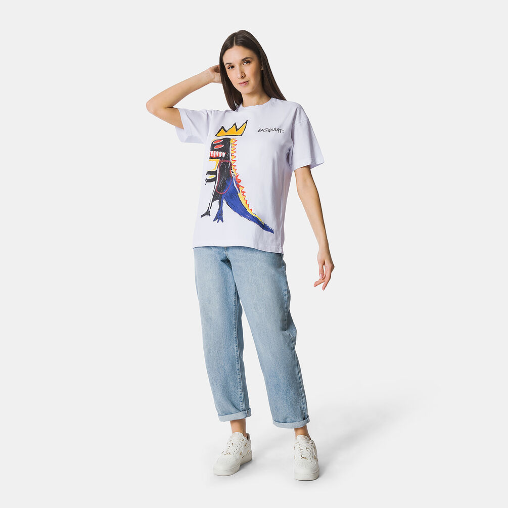 T-shirt Speedy Tee Basquiat, bianco/multicolor