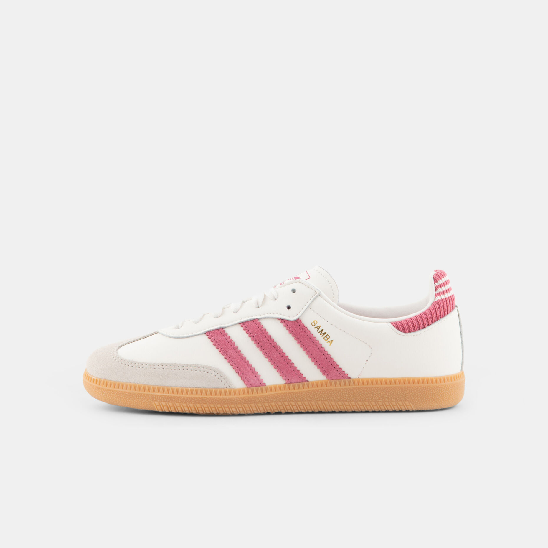 adidas Samba OG, bianco/rosa