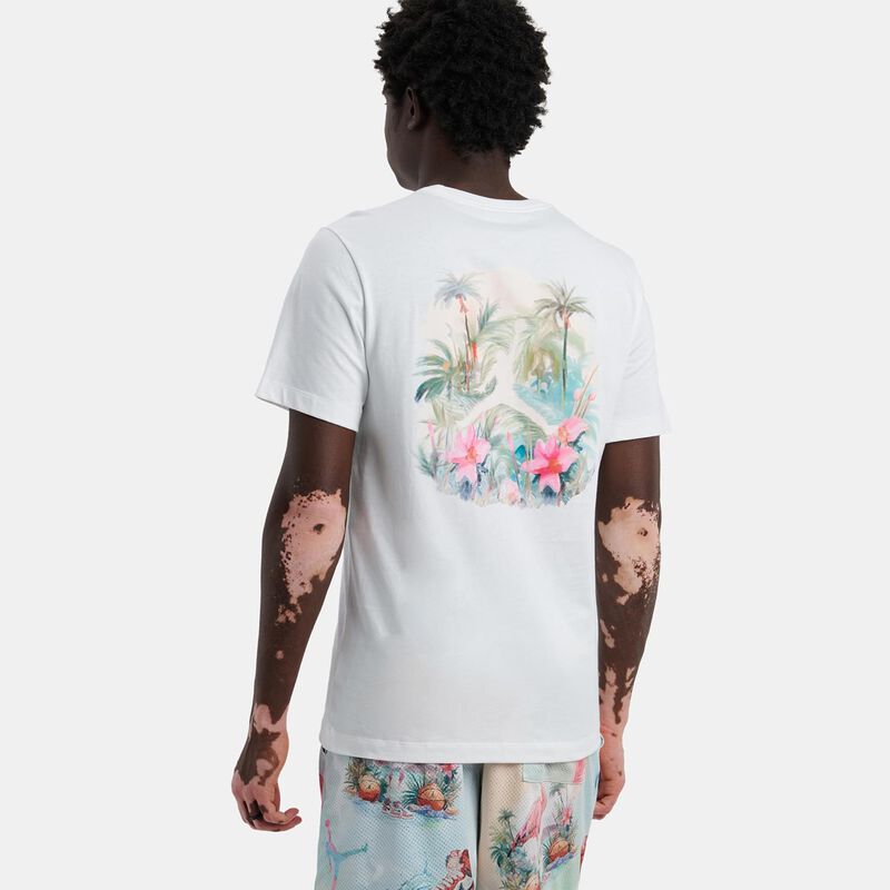 T-shirt Jordan Flight Essentials, bianco/nero/multicolor