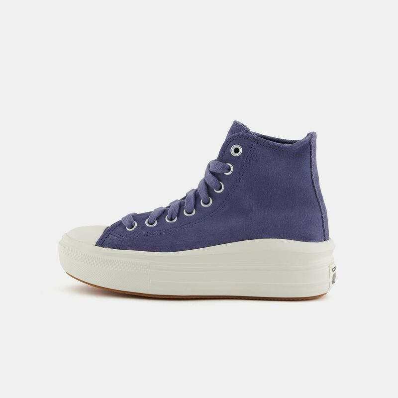 Converse Chuck Taylor All Star Move Platform Suede, blu/beige
