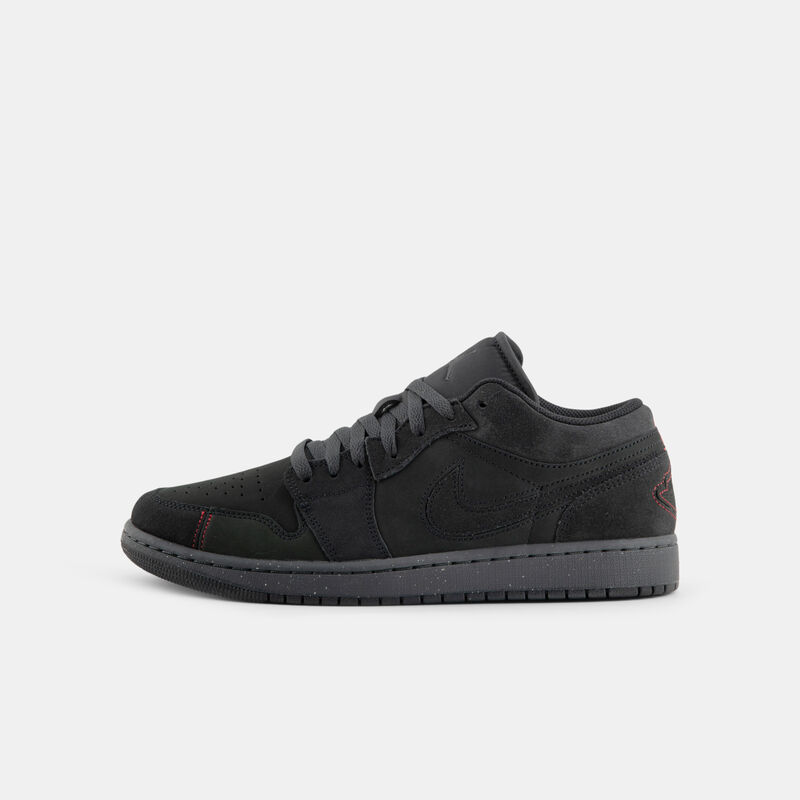 Air Jordan 1 Low SE Craft Grey Red, grigio/nero/rosso