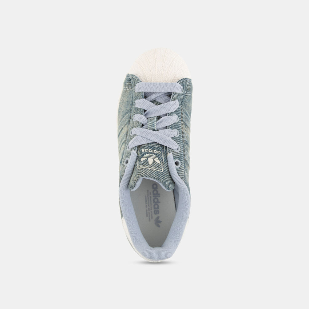 adidas Superstar II, azzurro/beige