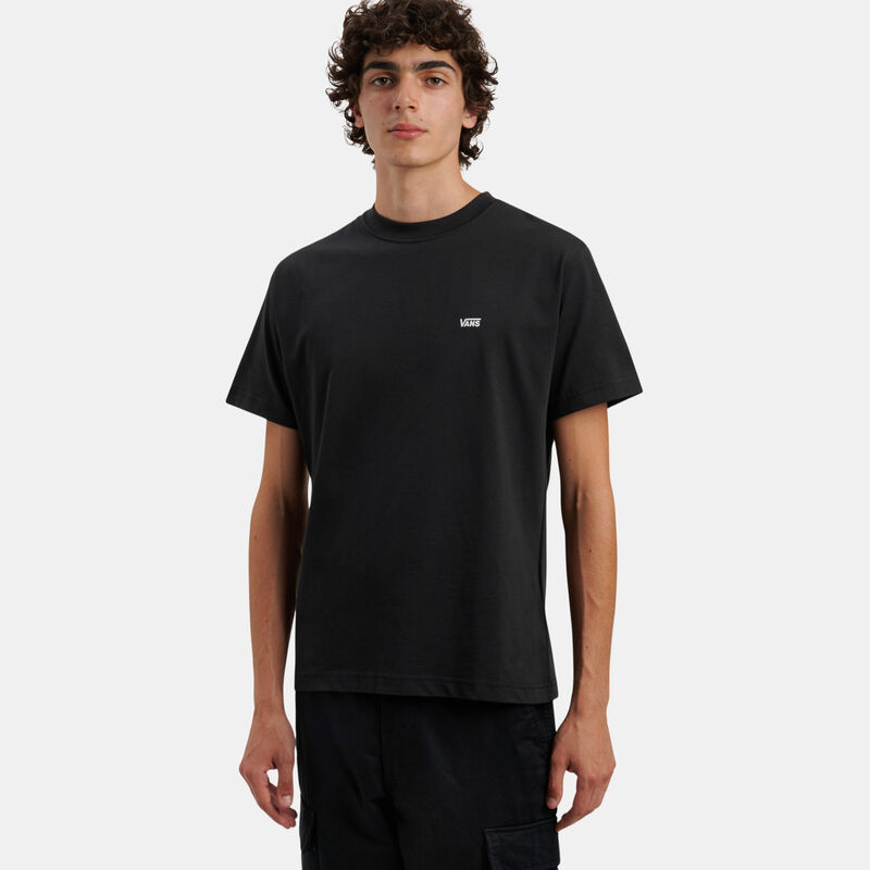 T-shirt Vans Left Chest Logo, nero/bianco