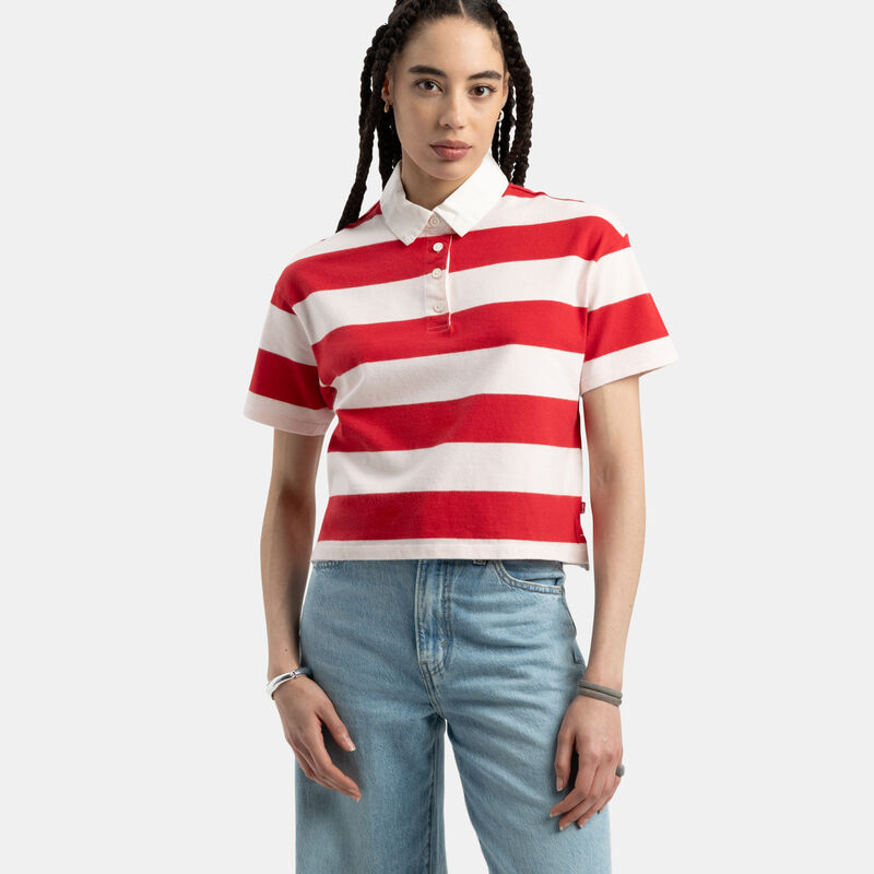 Polo Levi's Aries Rugby, rosso/rosa