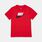 T-shirt Nike Sportswear ragazzi, rosso/nero/bianco