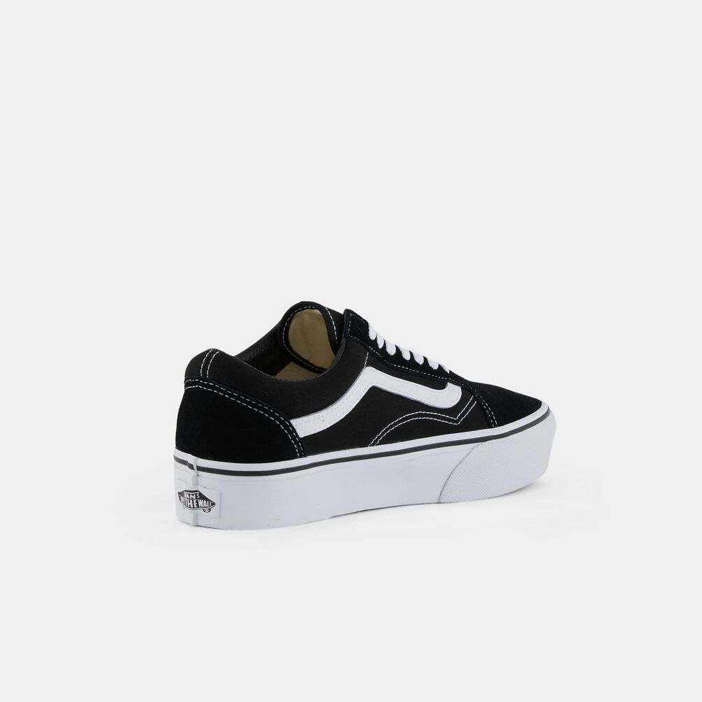 Vans Old Skool Platform, nero/bianco