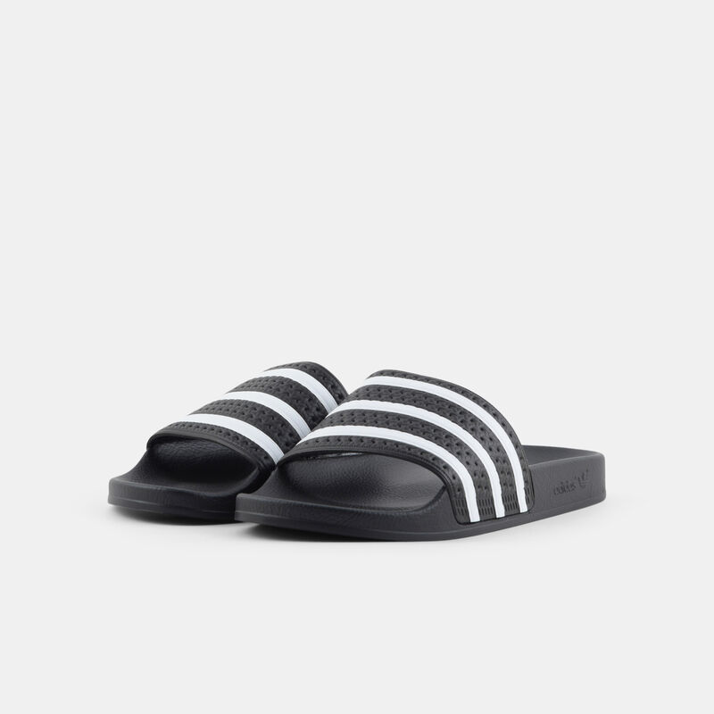 adidas adilette, nero/bianco