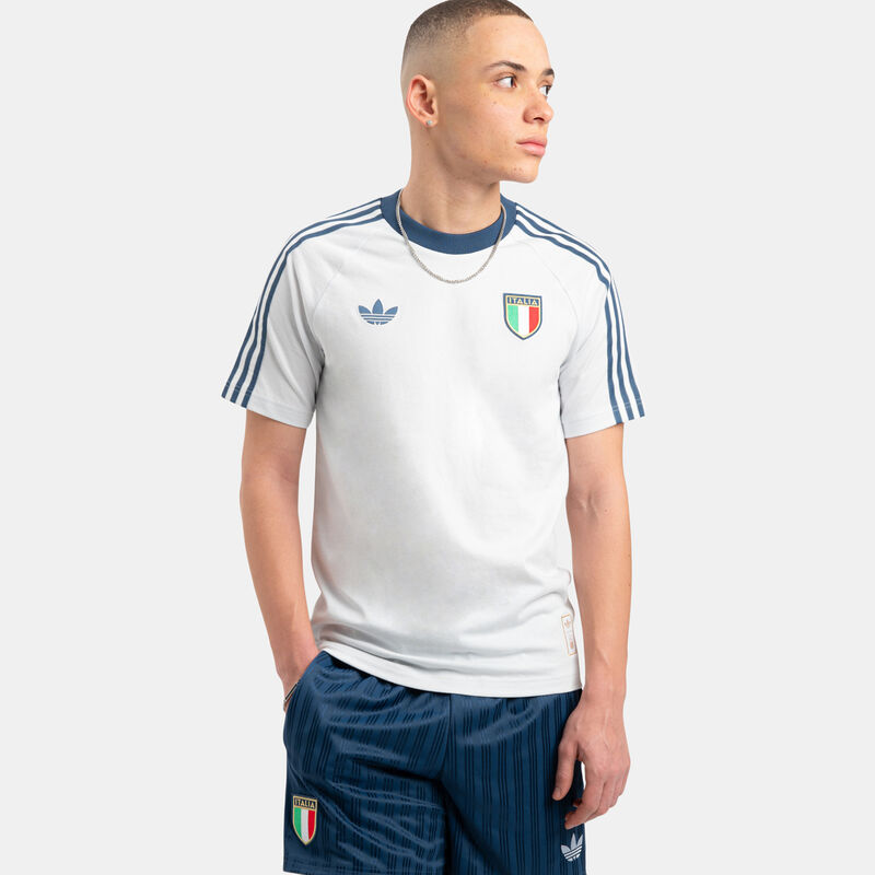 T-shirt adidas Italy Originals, bianco/blu