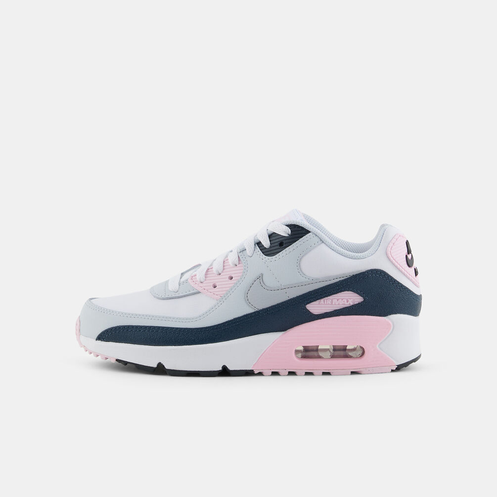 Nike Air Max 90 (GS), grigio/rosa/blu