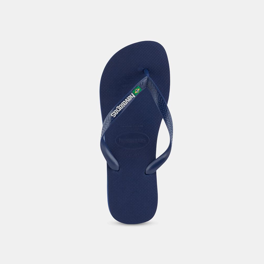 Havaianas Brasil Logo, blu/bianco