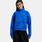 Felpa con zip Nike Sportswear Windrunner, blu/bianco