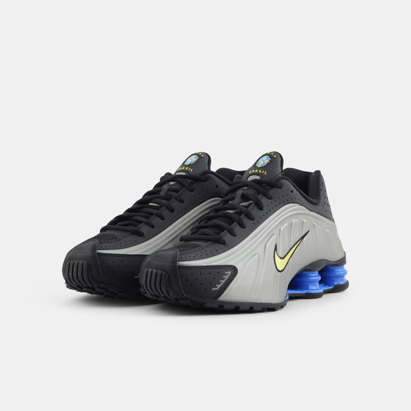 Nike Shox R4 "Brazil", argento/nero/giallo