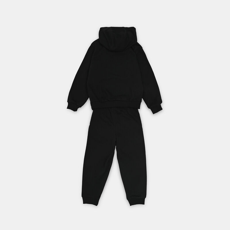 Completo Nike Club Chenille bambini, nero/bianco/giallo