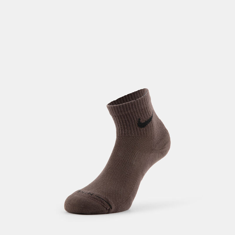 Calzini Nike Everyday Elevated Ankle (3 paia), marrone/beige