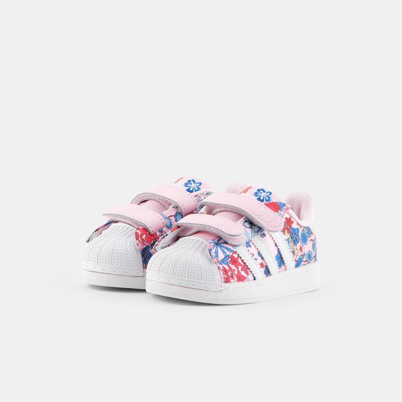 adidas Superstar II x Liberty London, rosa/bianco/multicolor