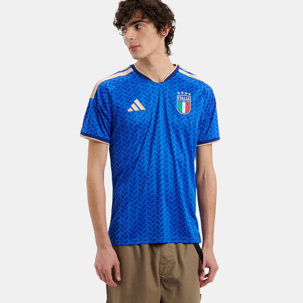 T-shirt adidas Home Italia 26, azzurro/oro