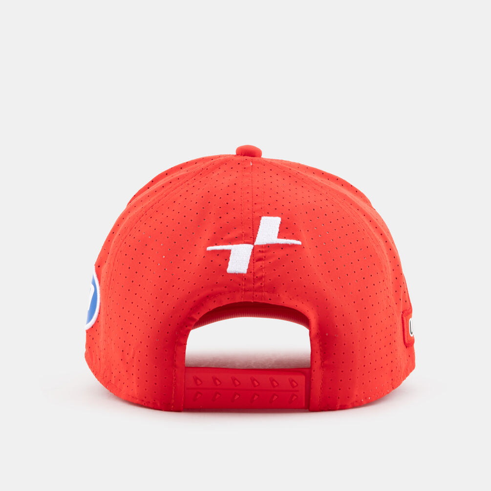 Cappellino Puma Scuderia Ferrari HP Replica Leclerc, rosso/giallo/bianco