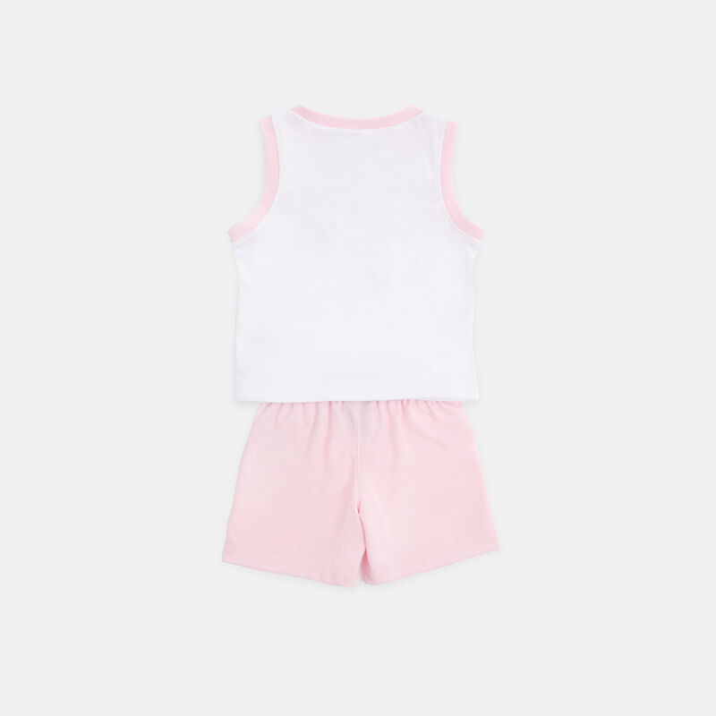 Completo Jordan 23 neonati, rosa/bianco