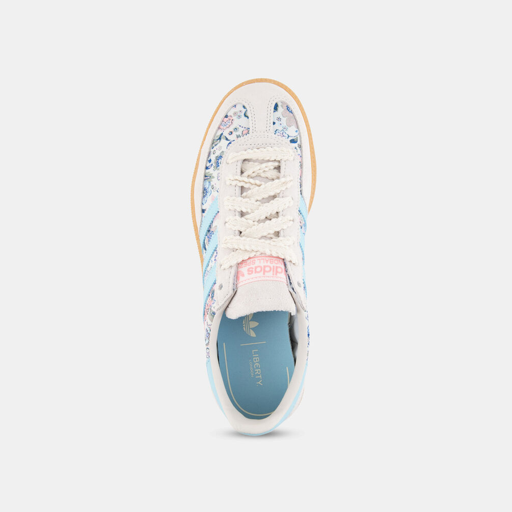 adidas Handball Spezial x Liberty London, beige/azzurro/rosa