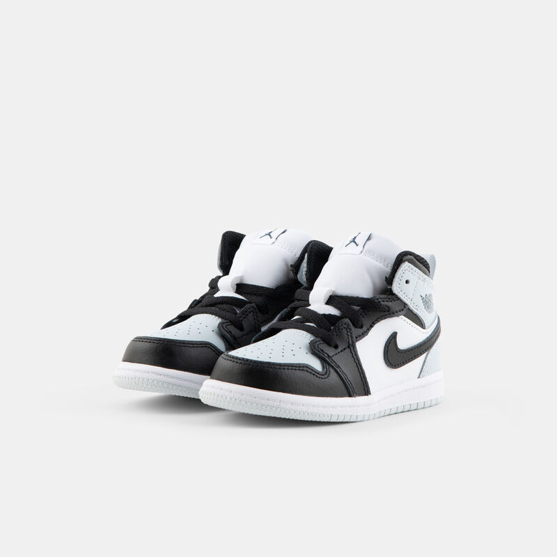 Air Jordan 1 Mid Black Aura Squadron Blue (TD), azzurro/nero/bianco