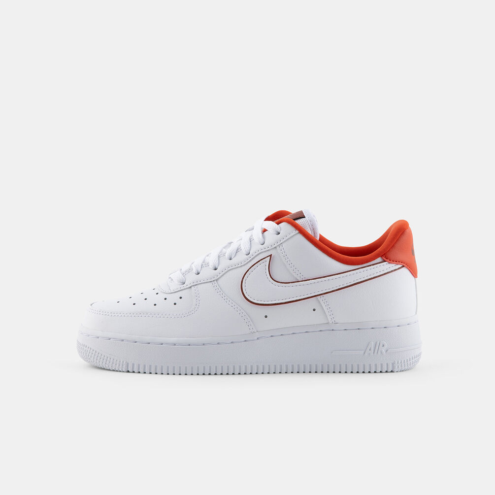 Nike Air Force 1 '07, bianco/arancione