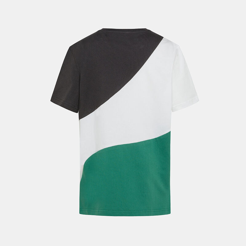 T-shirt Puma Power Cat ragazzi, nero/bianco/verde