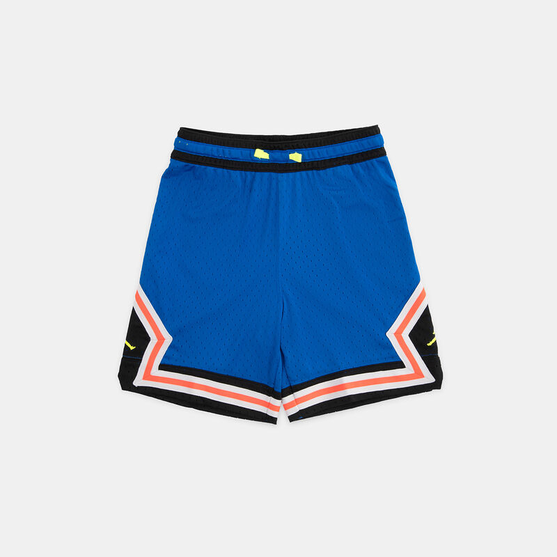 Short Jordan Diamond ragazzi, blu/nero/arancione