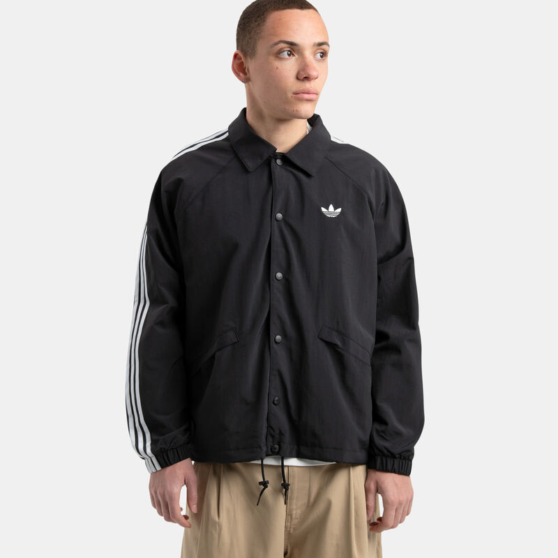 Giacca adidas 3 Stripes Coach, nero/bianco