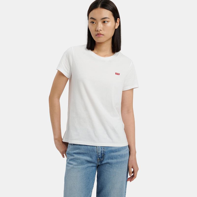 T-shirt Levi's Perfect, bianco/rosso