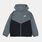 Giacca Nike Sportswear Windrunner ragazzi, grigio/nero