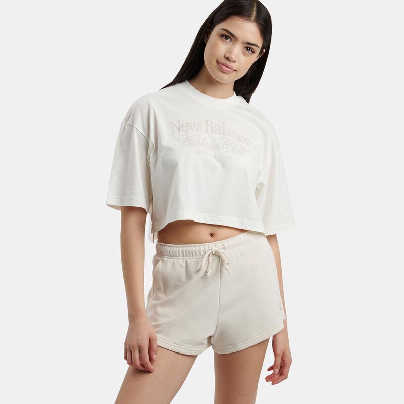 T-shirt New Balance Athletics Club, beige