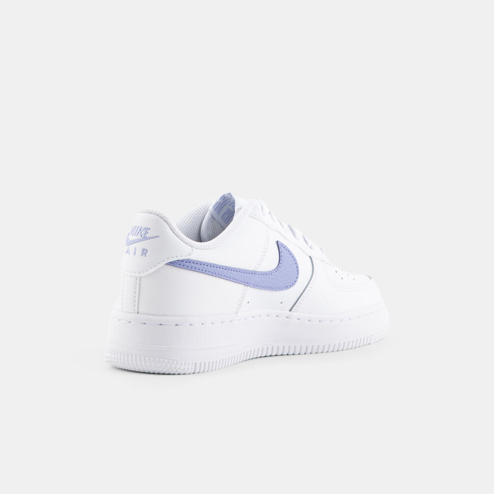 Nike Air Force 1 (GS), bianco/lilla