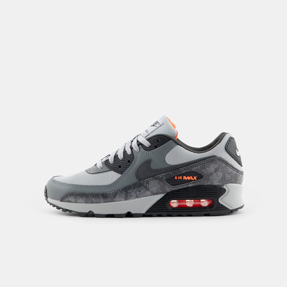 Nike Air Max 90 Premium, grigio/nero/arancione