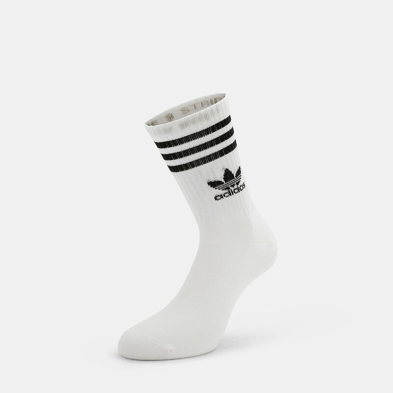 Calzini adidas mid cut (3 paia), bianco/nero