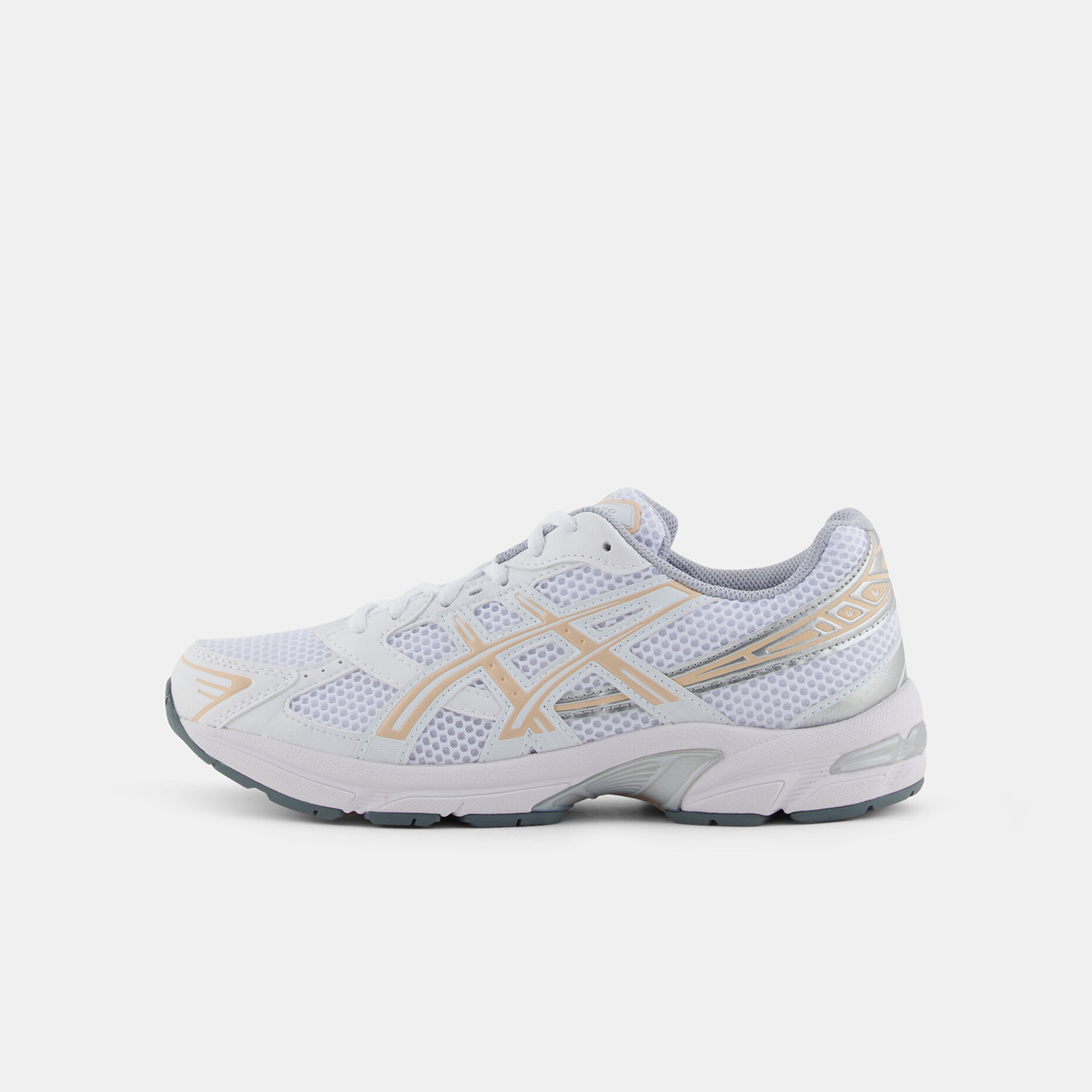 Asics Gel-1130, bianco/argento/marrone