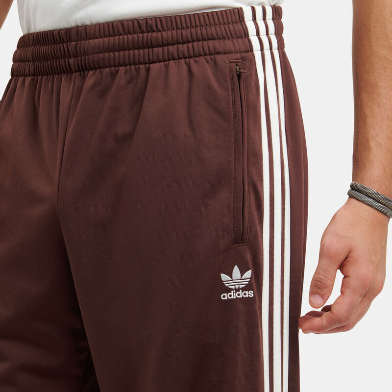 Pantaloni adidas Track adicolor Classics Firebird, marrone/bianco