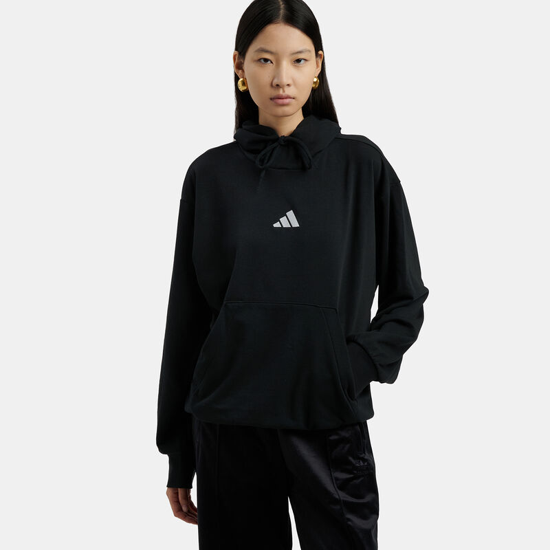 Felpa adidas Winter Club x Anakin, nero/bianco
